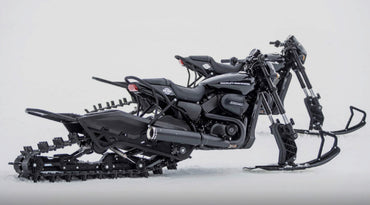Harley-Davidson Hits the Slopes with Street Rod Snow Bikes